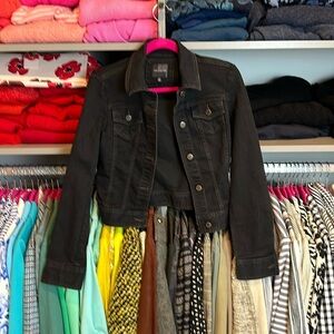 The Limited black jean jacket size XS